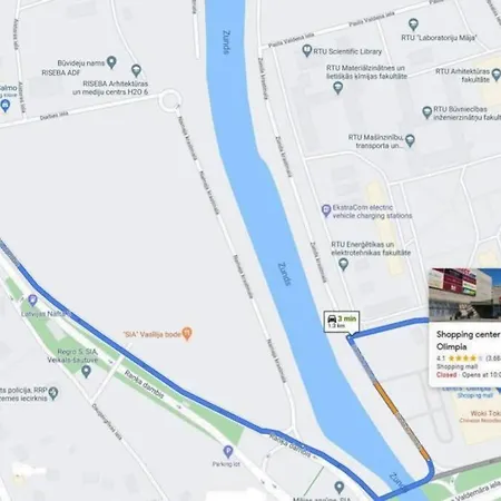 Daugavgrivas41 6 Parking Free Old Town 6min Shop 3min *