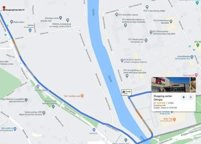 Daugavgrivas41 6 Parking Free Old Town 6min Shop 3min *